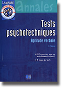 Tests psychotechniques Aptitude verbale - C.VOISIN