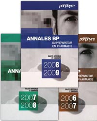 Annales BP du Prparateur en Pharmacie - 