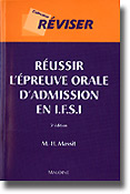 Russir l'preuve orale d'admission en IFSI - M-H.MASSIT