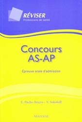 Concours AS AP preuve orale d'admission - E.PUCHE-ARTERO, V. SOKOLOFF
