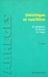 Dittique et nutrition - M.APFELBAUM, M.ROMON, M.DUBUS