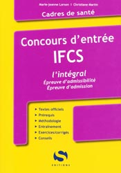 Concours d'entre IFCS: l'intgral - Marie-jeanne LORSON, Christiane MARTIN - S EDITIONS - 