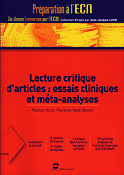 Lecture critique d'articles : essais cliniques et mta-analyses - Patrice NONY, Florence NOL-BARON